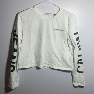 Calvin Klein cropped long sleeve